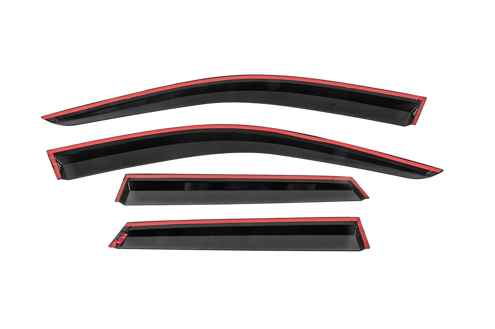 Window Deflectors with Chrome Trim Niken Luxury (4 pcs) for Audi Q3 2019- - image 4