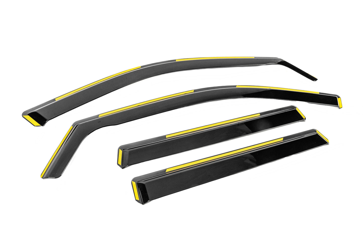 In-Channel Wind Deflectors Niken Luxury (4 pcs) for Jeep Grand Cherokee WK2 2010-2021 - image 3