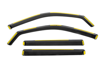 In-Channel Wind Deflectors Niken Luxury (4 pcs) for Peugeot 2008 2019- - image 1