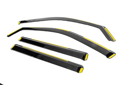 In-Channel Wind Deflectors Niken Luxury (4 pcs) for Peugeot 2008 2019- - image 2