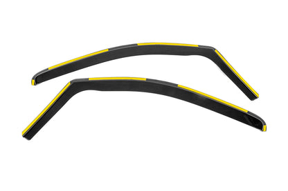 In-Channel Wind Deflectors Niken Luxury (2 pcs) for Opel Zafira Life 2019- - image 1