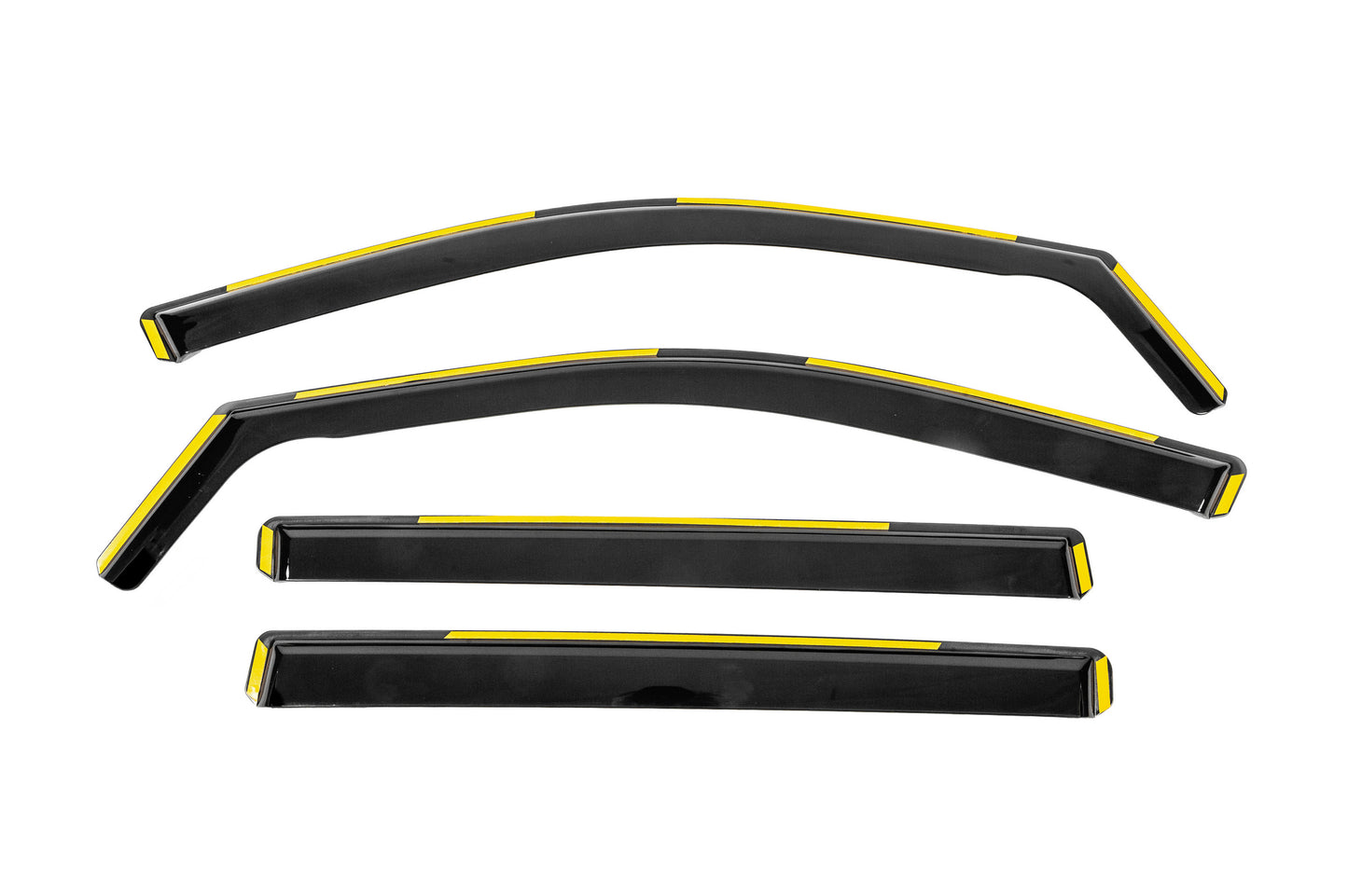 In-Channel Wind Deflectors Niken Luxury (4 pcs) for Toyota Highlander 2013-2019 - image 1