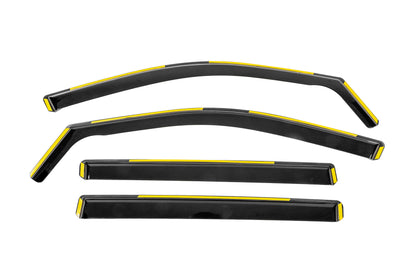 In-Channel Wind Deflectors Niken Luxury (4 pcs) for Toyota Highlander 2013-2019 - image 1