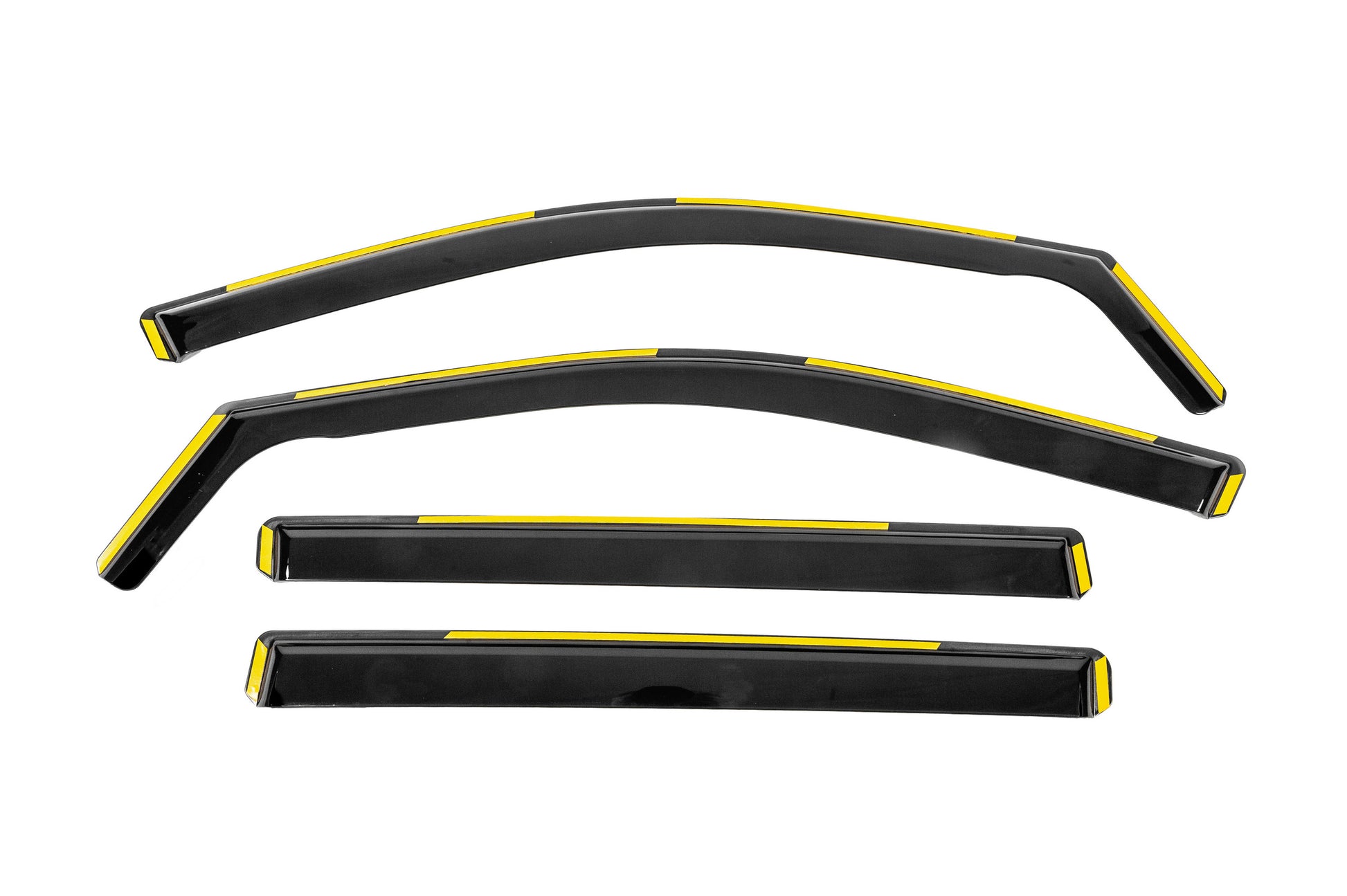 In-Channel Wind Deflectors Niken Luxury (4 pcs) for Toyota Highlander 2013-2019 - image 1