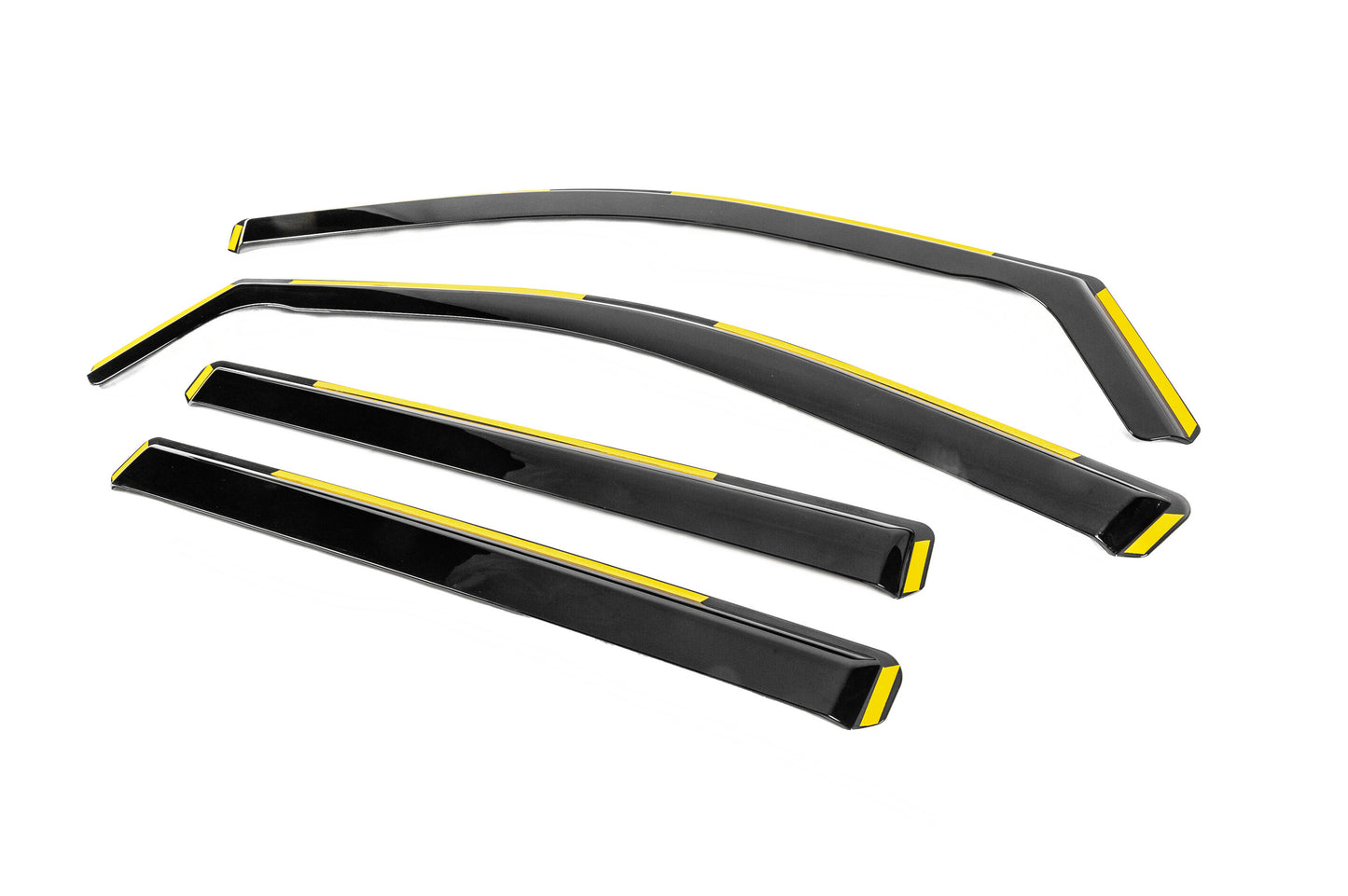 In-Channel Wind Deflectors Niken Luxury (4 pcs) for Toyota Highlander 2013-2019 - image 2