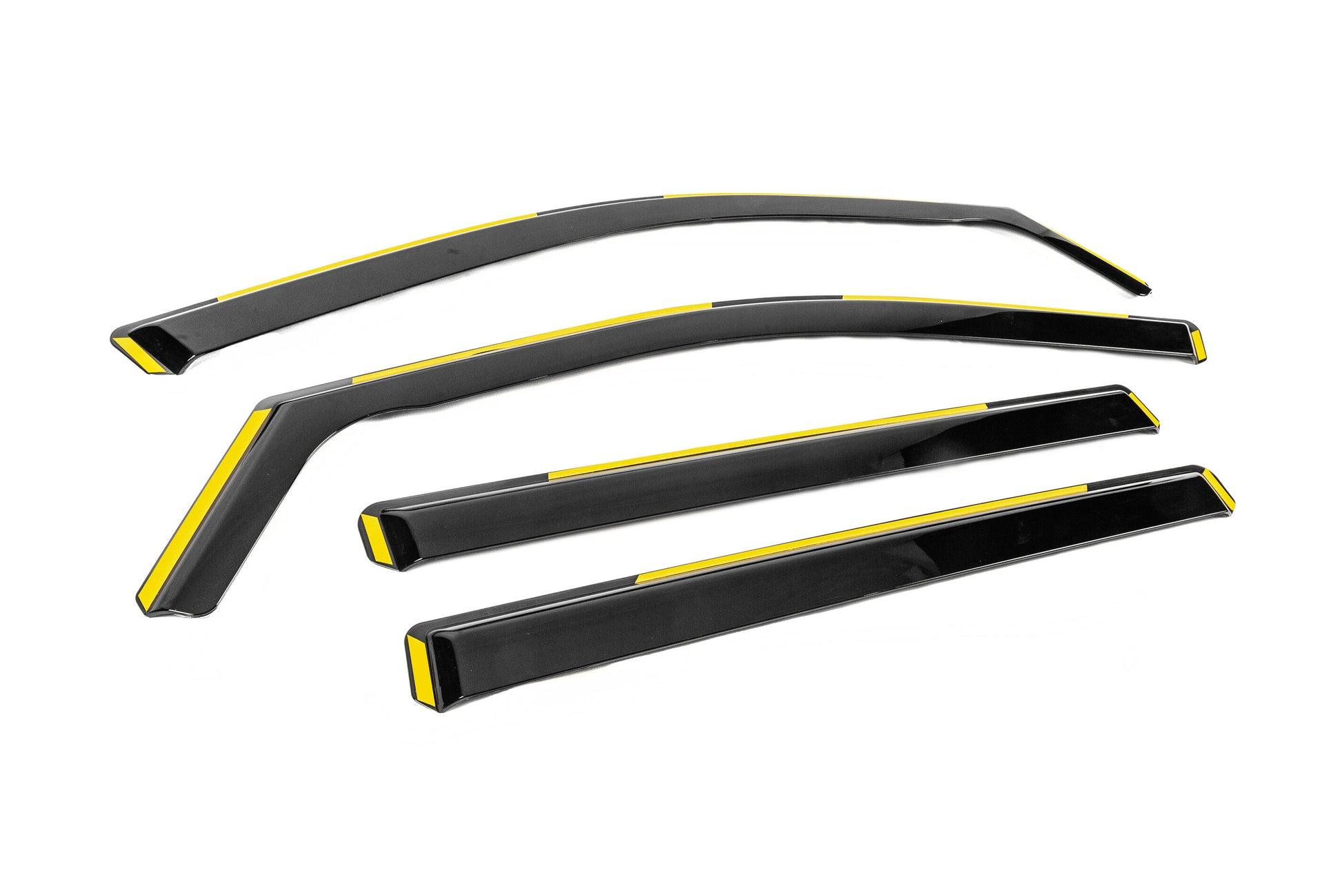 In-Channel Wind Deflectors Niken Luxury (4 pcs) for Toyota Highlander 2013-2019 - image 3