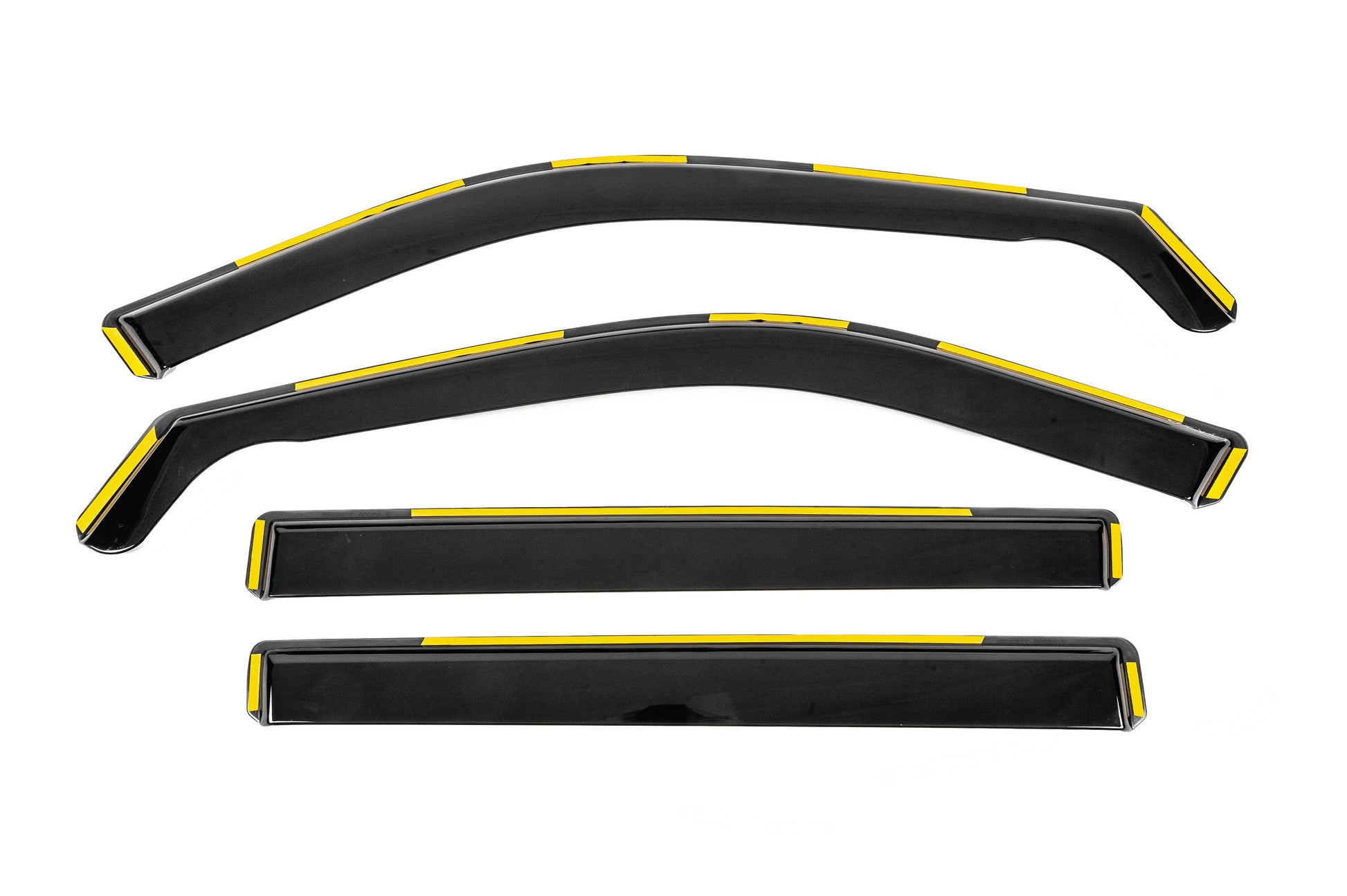 In-Channel Wind Deflectors Niken Luxury (4 pcs) for Toyota Highlander 2019- - image 1