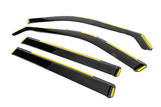 In-Channel Wind Deflectors Niken Luxury (4 pcs) for Toyota Highlander 2019- - image 2