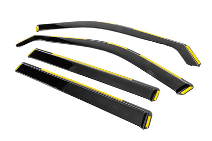 In-Channel Wind Deflectors Niken Luxury (4 pcs) for Toyota Highlander 2019- - image 2