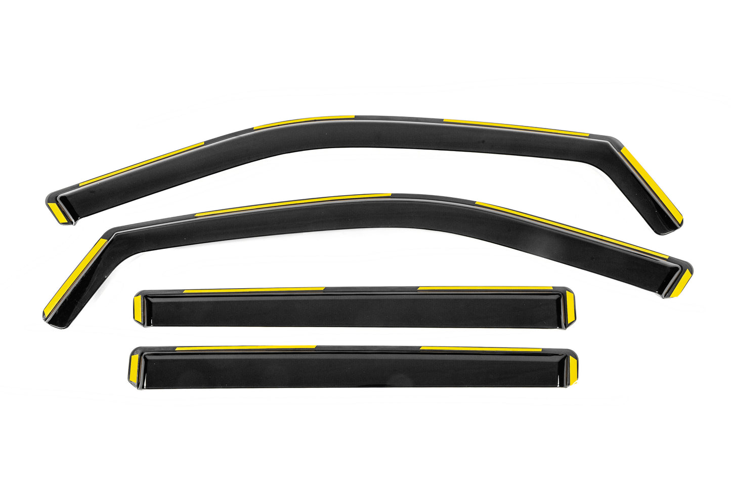 In-Channel Wind Deflectors Niken Luxury (4 pcs) for Jeep Compass 2016- - image 1