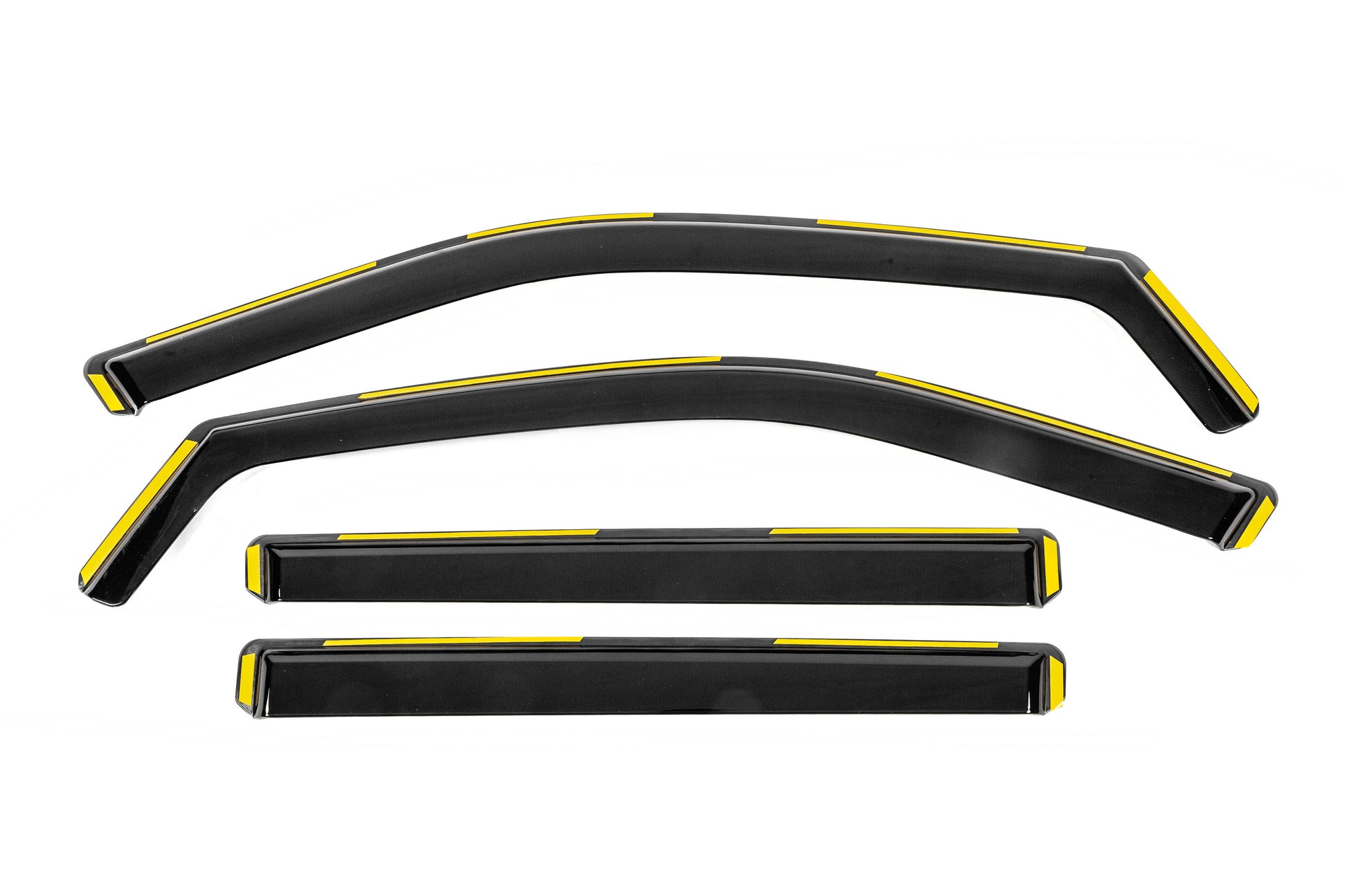 In-Channel Wind Deflectors Niken Luxury (4 pcs) for Jeep Compass 2016- - image 1