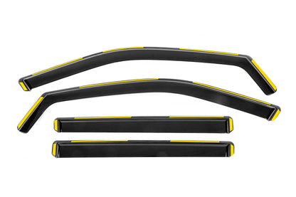 In-Channel Wind Deflectors Niken Luxury (4 pcs) for Jeep Compass 2016- - image 1