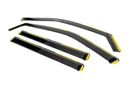 In-Channel Wind Deflectors Niken Luxury (4 pcs) for Jeep Compass 2016- - image 2