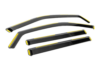 In-Channel Wind Deflectors Niken Luxury (4 pcs) for Jeep Compass 2016- - image 3