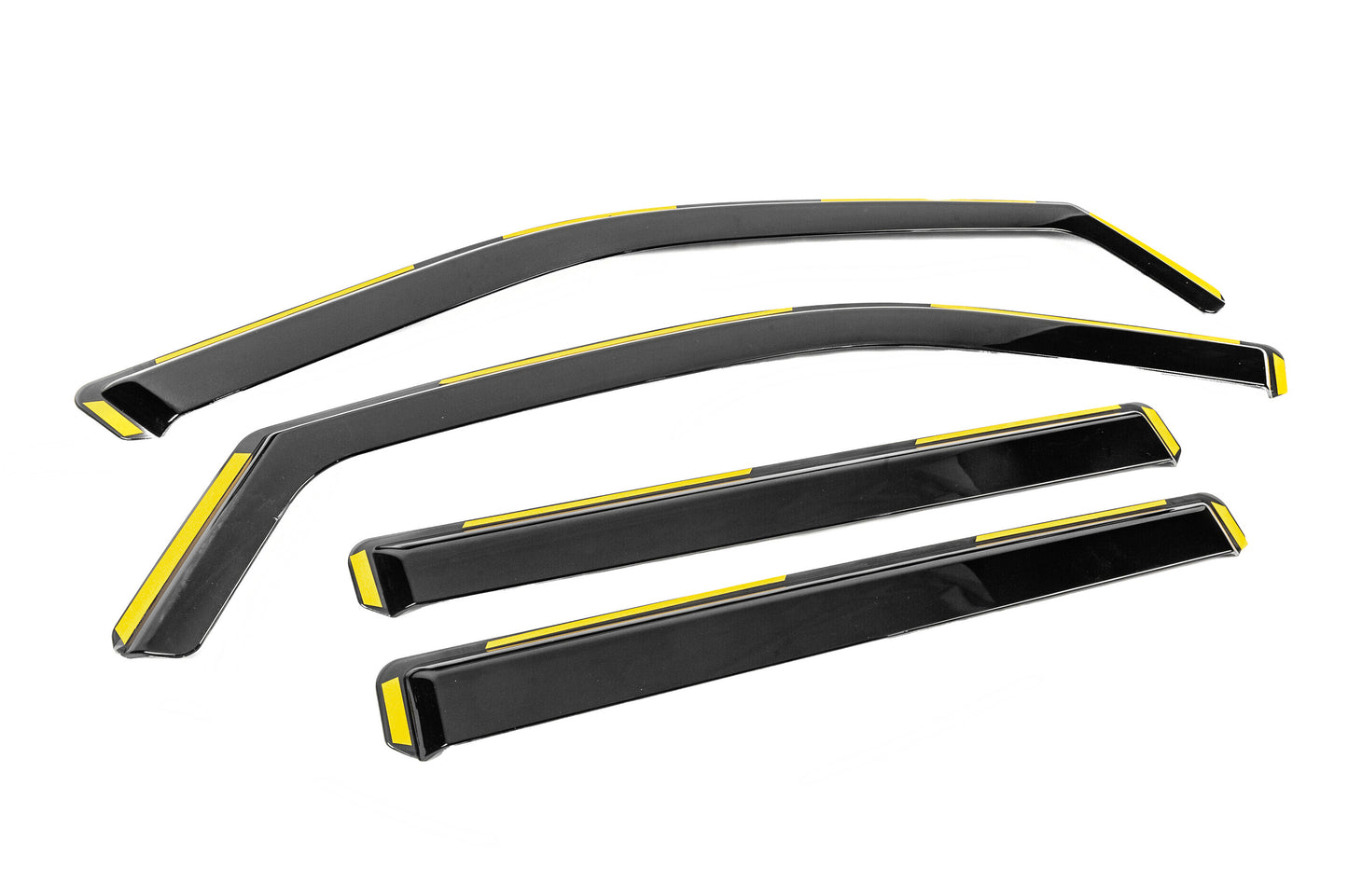 In-Channel Wind Deflectors Niken Luxury (4 pcs) for Jeep Compass 2016- - image 3