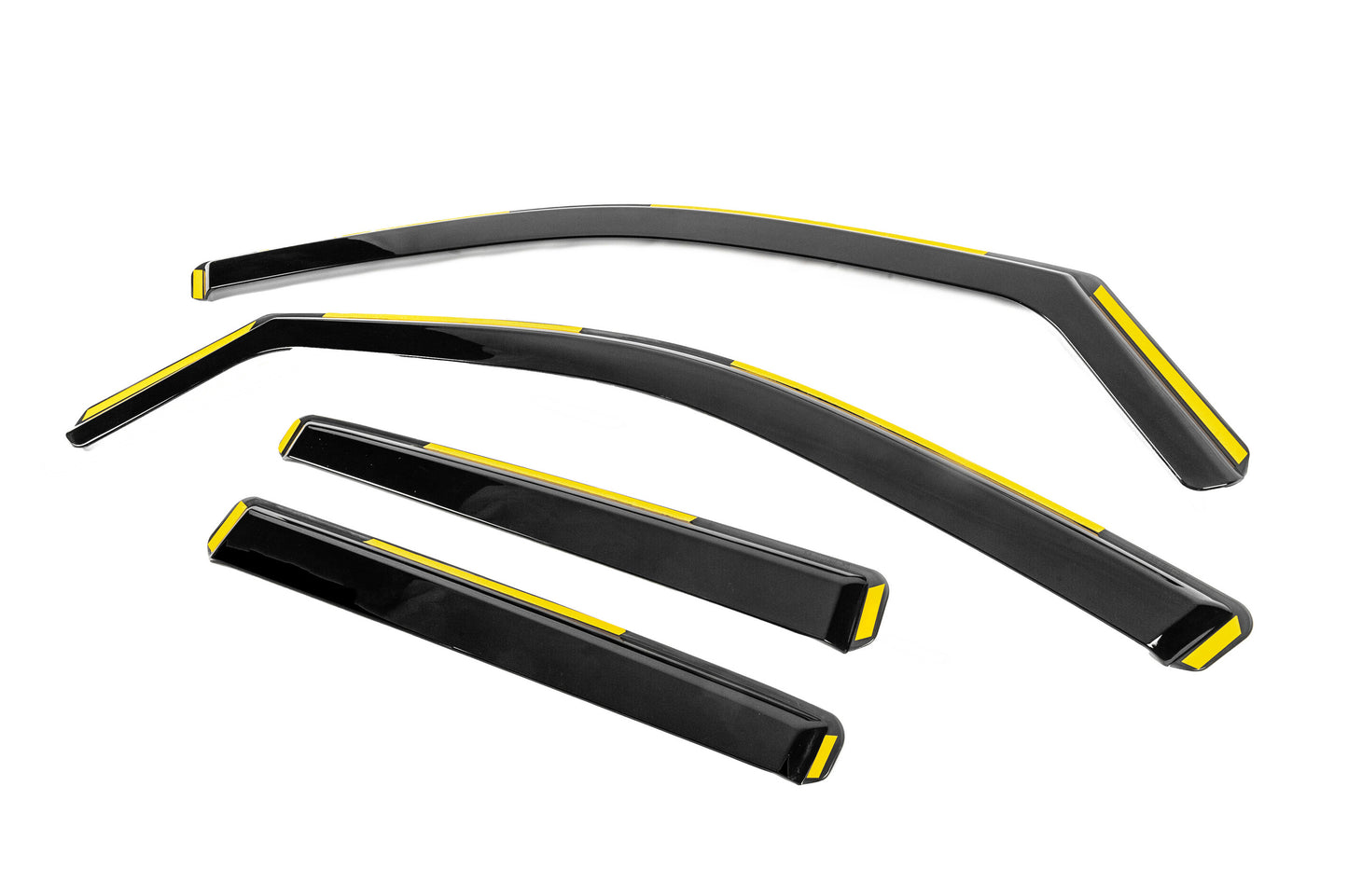 In-Channel Wind Deflectors Niken Luxury (4 pcs) for Mercedes GLE/ML сlass W166 2011-2018 - image 2