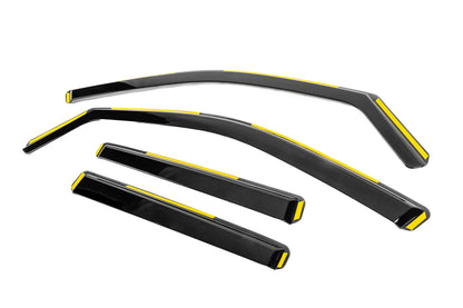 In-Channel Wind Deflectors Niken Luxury (4 pcs) for Mercedes GLE/ML сlass W166 2011-2018 - image 2