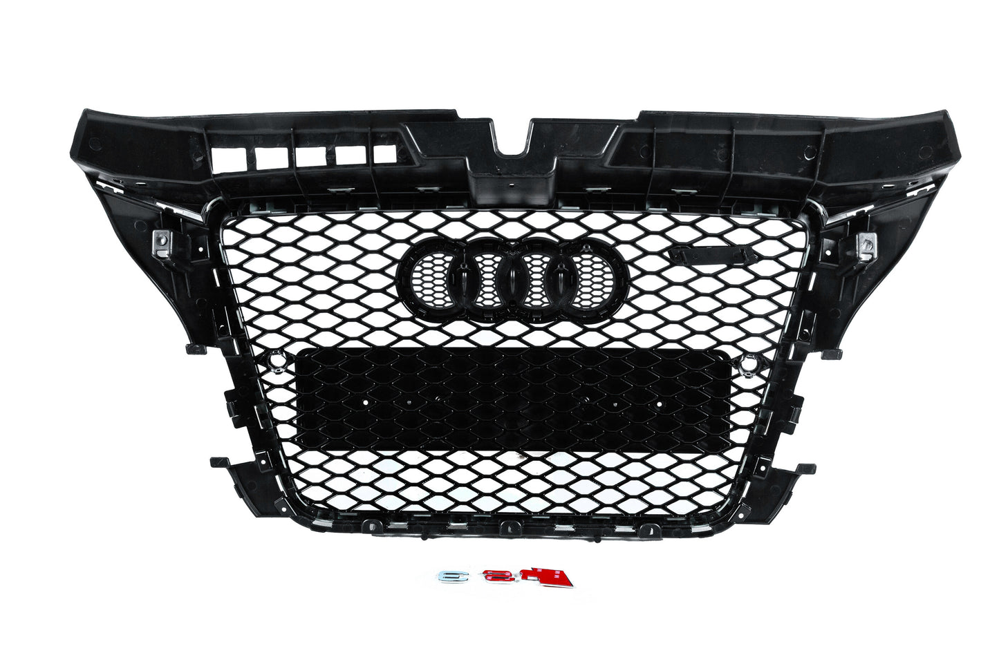 Front Grille RS-Style (2008-2012, black with chrome) for Audi A3 2003-2012 - image 4