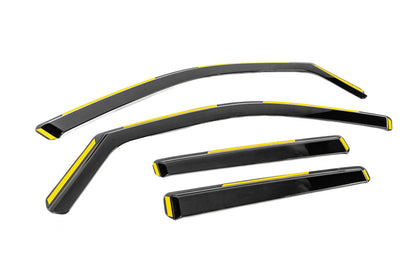 In-Channel Wind Deflectors Niken Luxury (4 pcs) for Mercedes GLE/ML сlass W166 2011-2018 - image 3