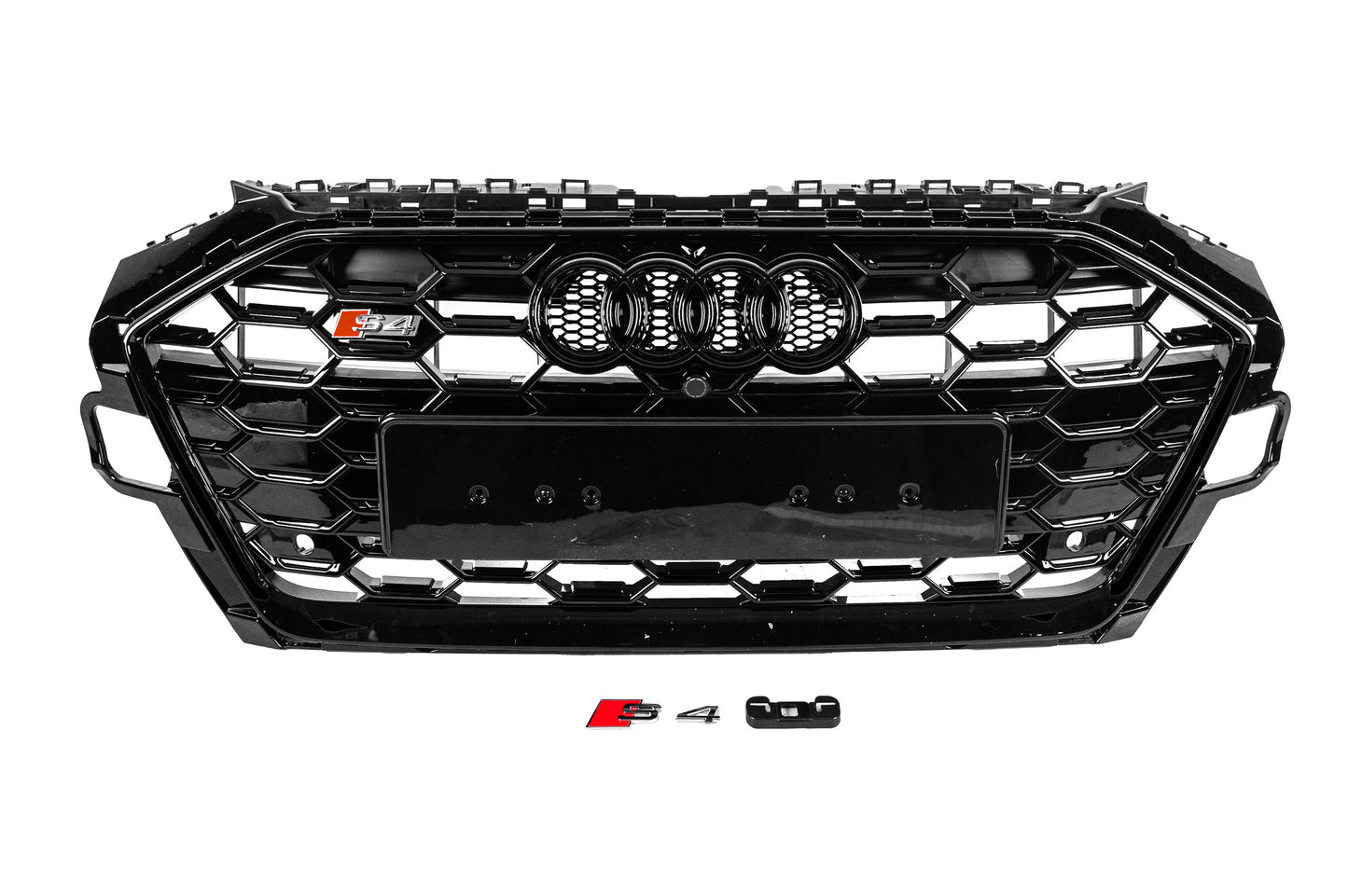 Front Grille S-Style (2020-2022, black) for Audi A4 B9 2015-2024 - image 1