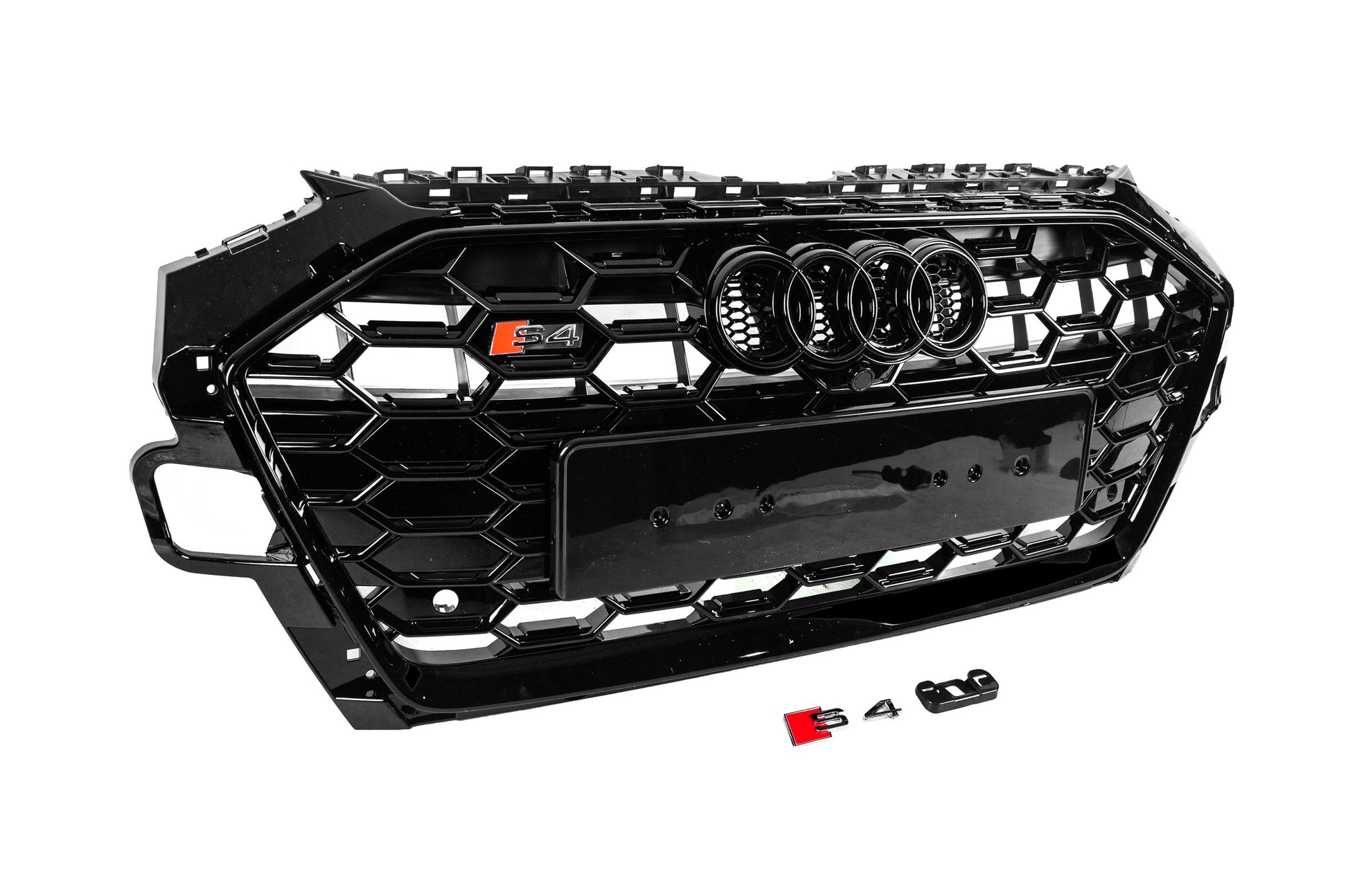 Front Grille S-Style (2020-2022, black) for Audi A4 B9 2015-2024 - image 3