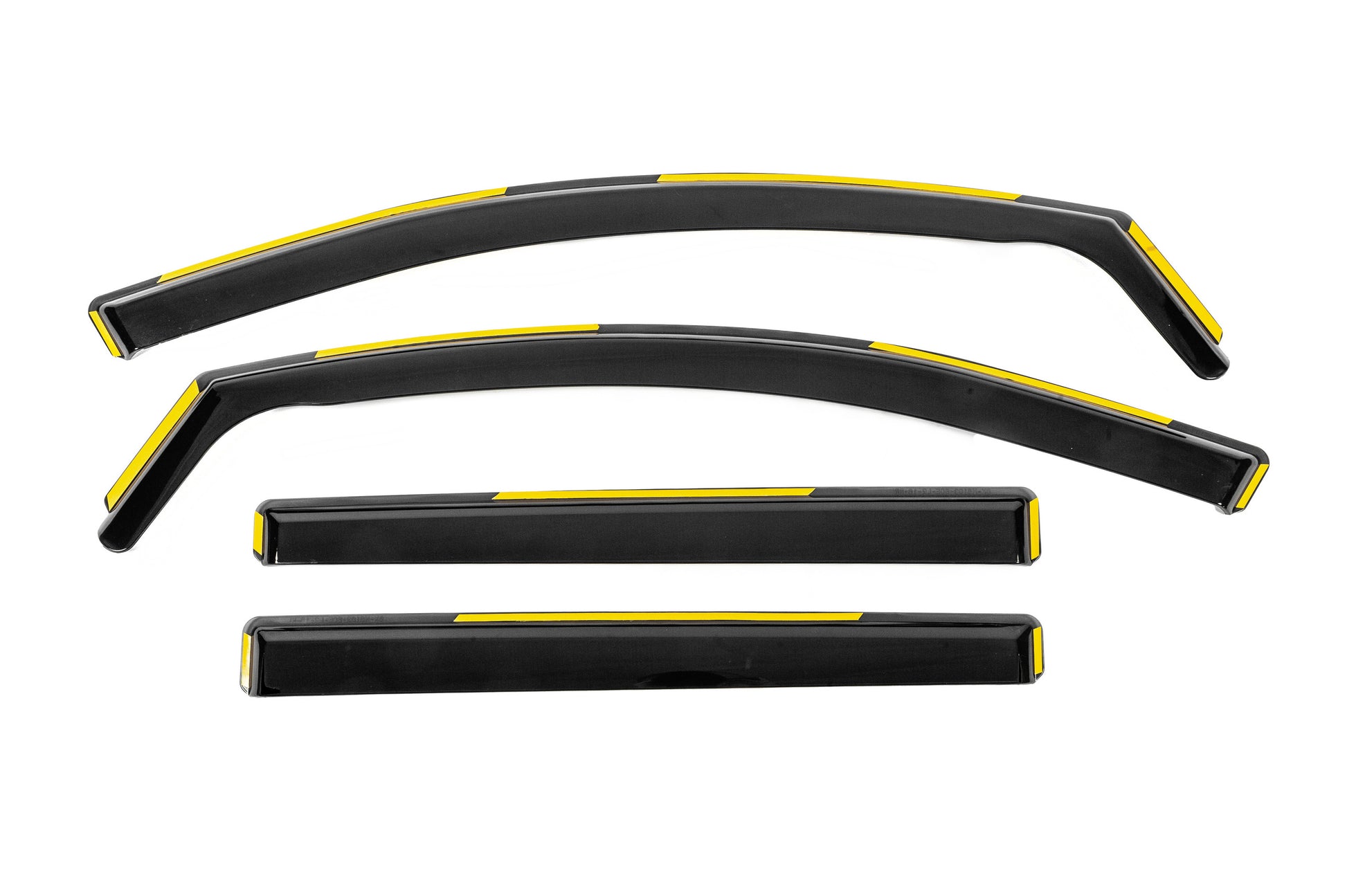 In-Channel Wind Deflectors Niken Luxury (4 pcs) for Mitsubishi L200 2015-2024 - image 1