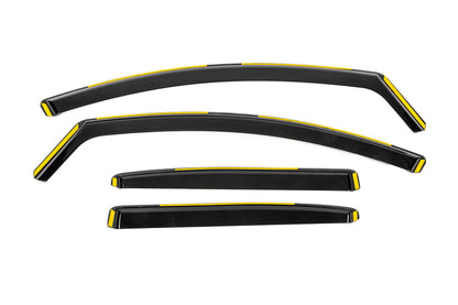 In-Channel Wind Deflectors Niken Luxury (HB, 4 pcs) for Renault Megane IV 2016-2025 - image 1