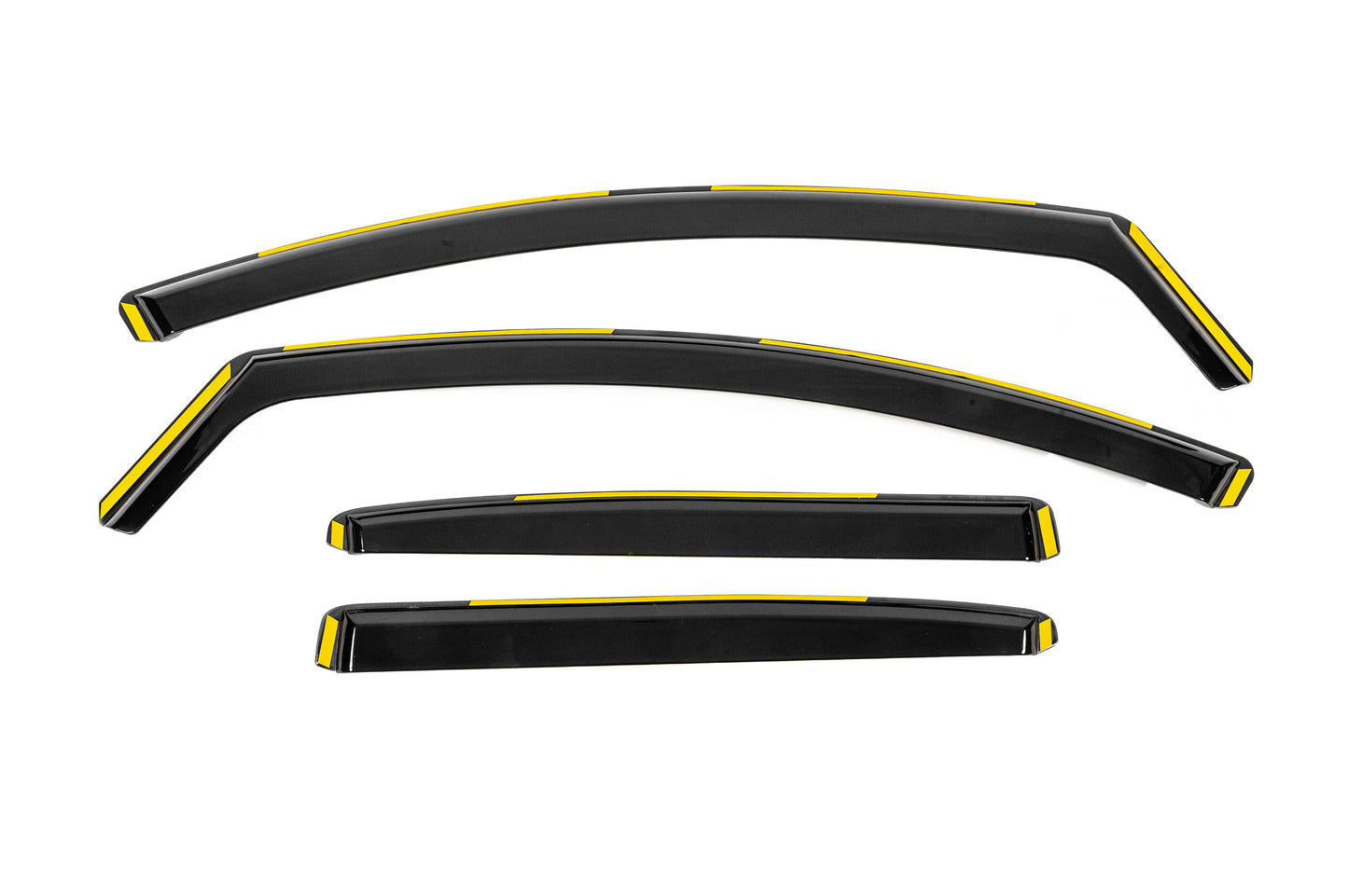 In-Channel Wind Deflectors Niken Luxury (HB, 4 pcs) for Renault Megane IV 2016-2025 - image 1