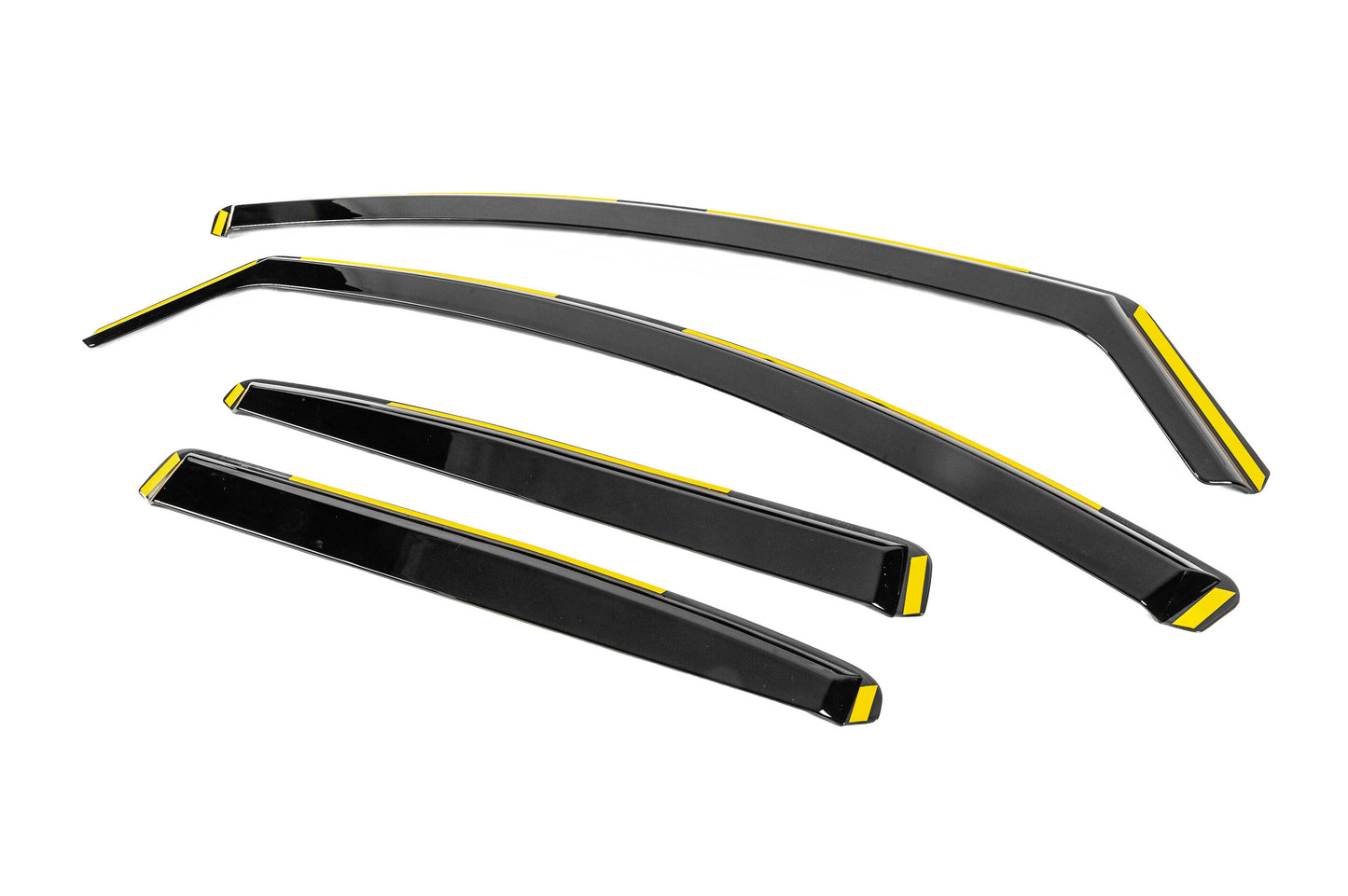 In-Channel Wind Deflectors Niken Luxury (HB, 4 pcs) for Renault Megane IV 2016-2025 - image 2