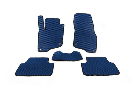 EVA mats (Blue) for Volkswagen E-Tharu - Reelken Auto