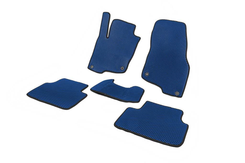 EVA mats (Blue) for Volkswagen E-Tharu - Reelken Auto