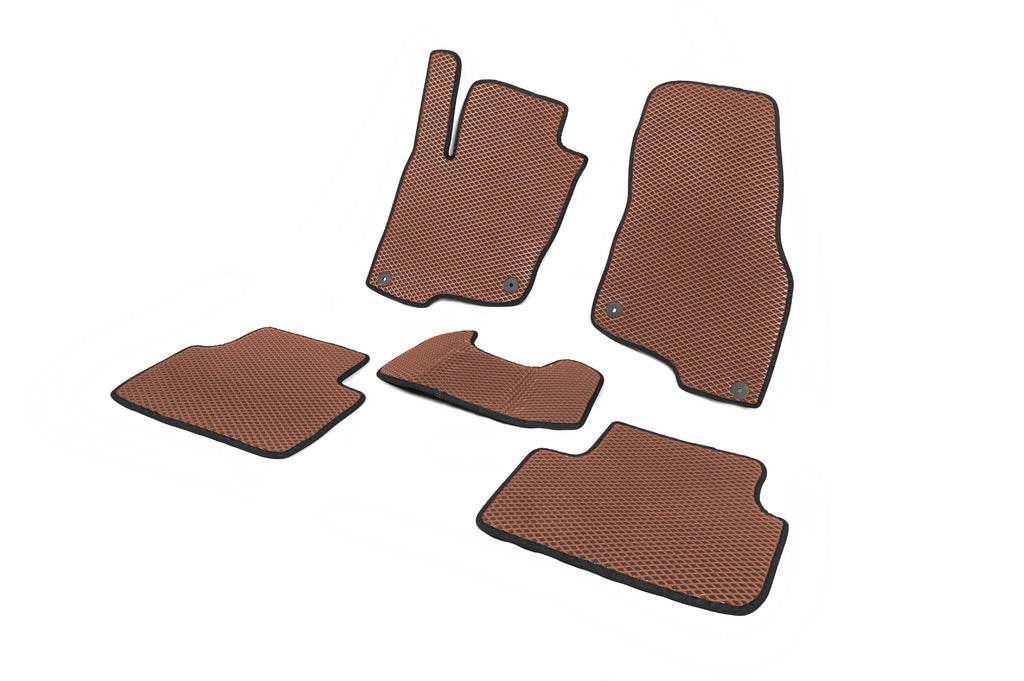 EVA mats (Brown) for Volkswagen E-Tharu - Reelken Auto
