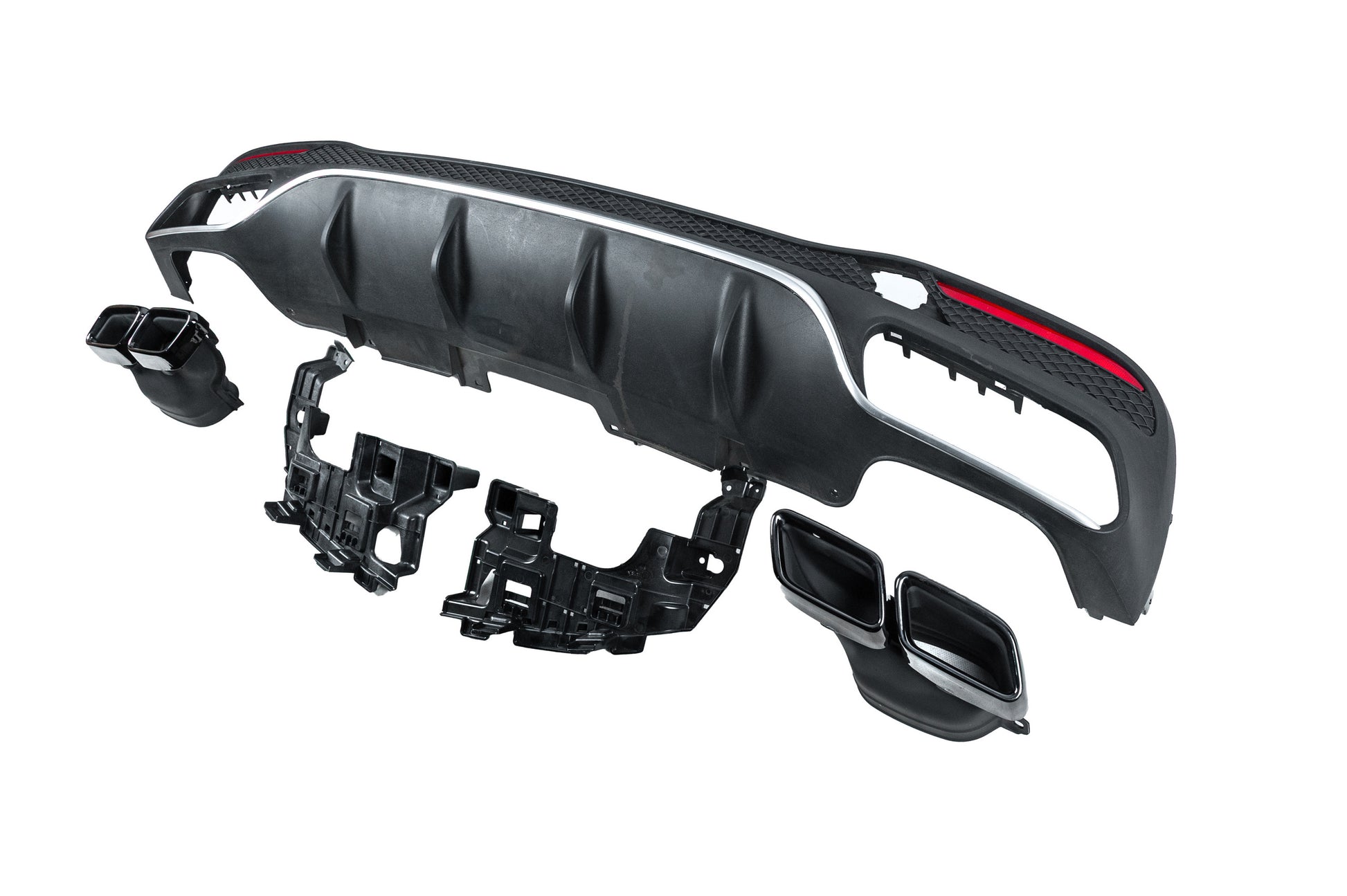 Rear diffuser for GLE (GLE63 design) for Mercedes GLE/ML сlass W166 2011-2018 - image 7