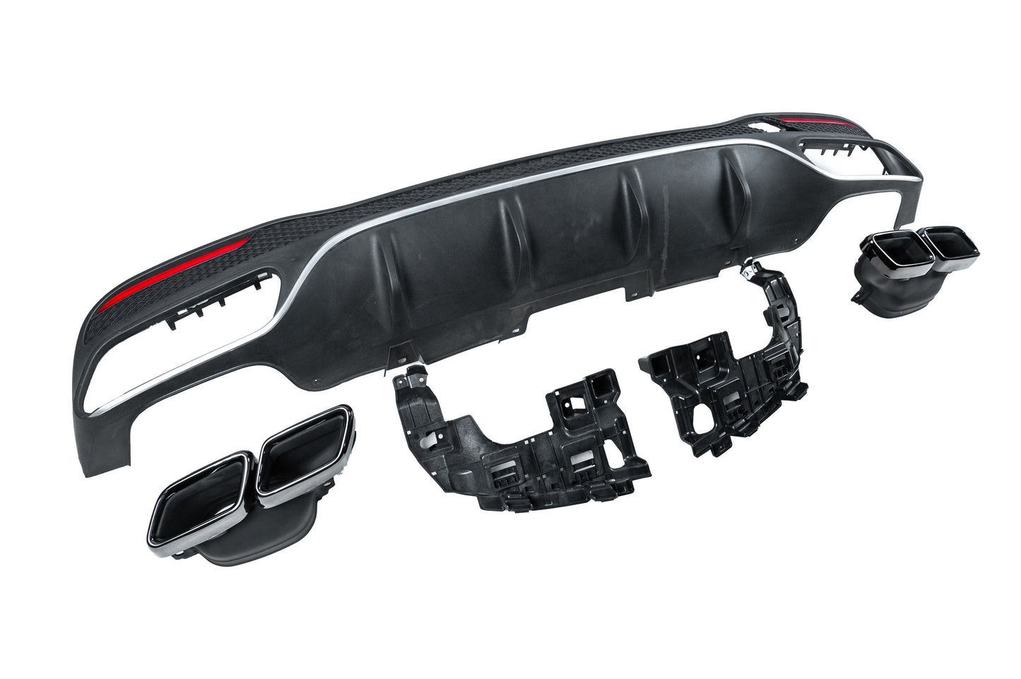Rear diffuser for GLE (GLE63 design) for Mercedes GLE/ML сlass W166 2011-2018 - image 8