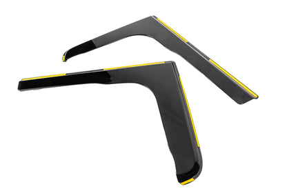 Niken Luxury insert wind deflectors (2006-2014, 2 pcs.) for Ford Transit 2000-2014 - image 2