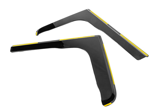 Niken Luxury insert wind deflectors (2006-2014, 2 pcs.) for Ford Transit 2000-2014 - image 2