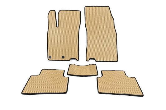 Carpets for Qashqai (EVA, Beige) for Nissan Qashqai 2014-2021 - Reelken Auto