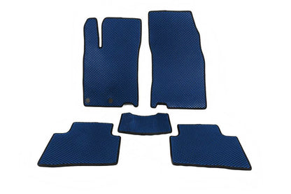 Carpets for Qashqai (EVA, Blue) for Nissan Qashqai 2014-2021 - Reelken Auto