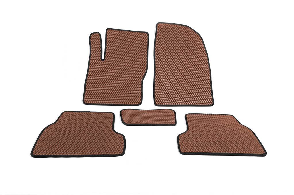 EVA mats (brown) for Ford Focus II 2008-2011 - Reelken Auto