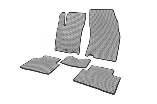 Carpets for Qashqai (EVA, Gray) for Nissan Qashqai 2014-2021 - Reelken Auto