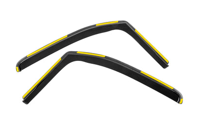 In-Channel Wind Deflectors Niken Luxury (2 pcs) for Fiat Doblo III 2023- - image 4