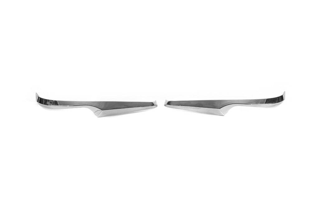 Mirror strips 2012-2021 (2 pcs, chrome) for Toyota Land Cruiser 200 - Reelken Auto