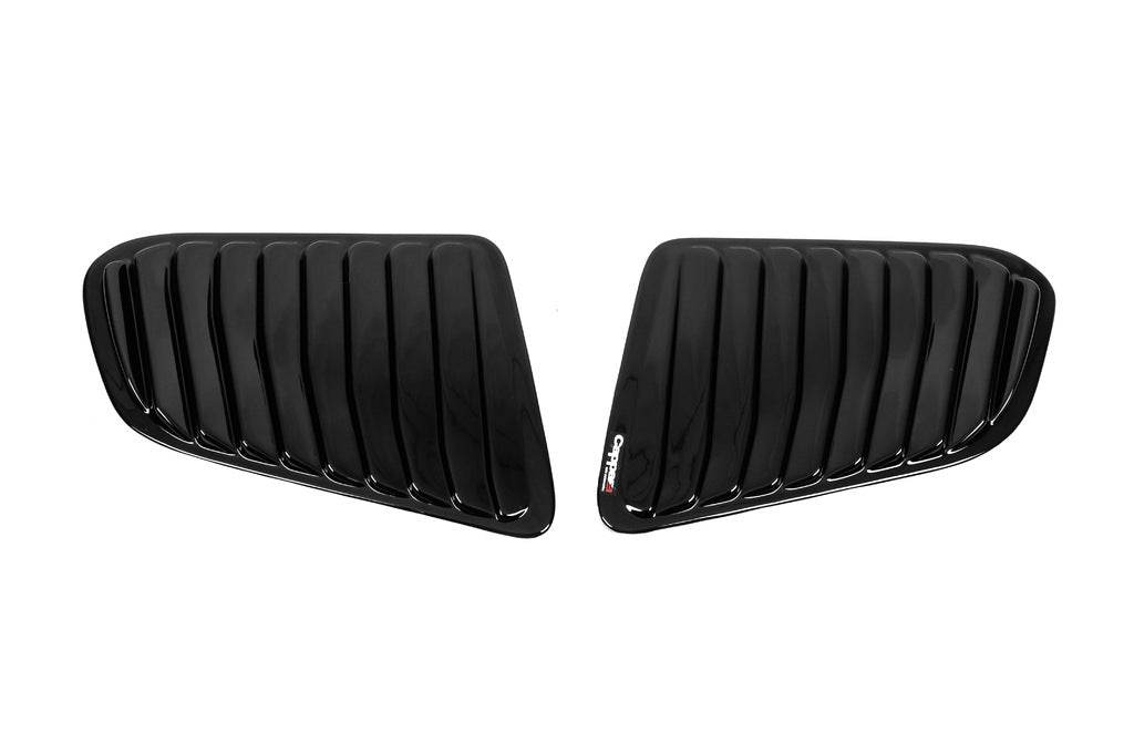 Covers on the rear windows EuroCap (2 pcs., ABS) for Renault Duster 2018-2024 - Reelken Auto