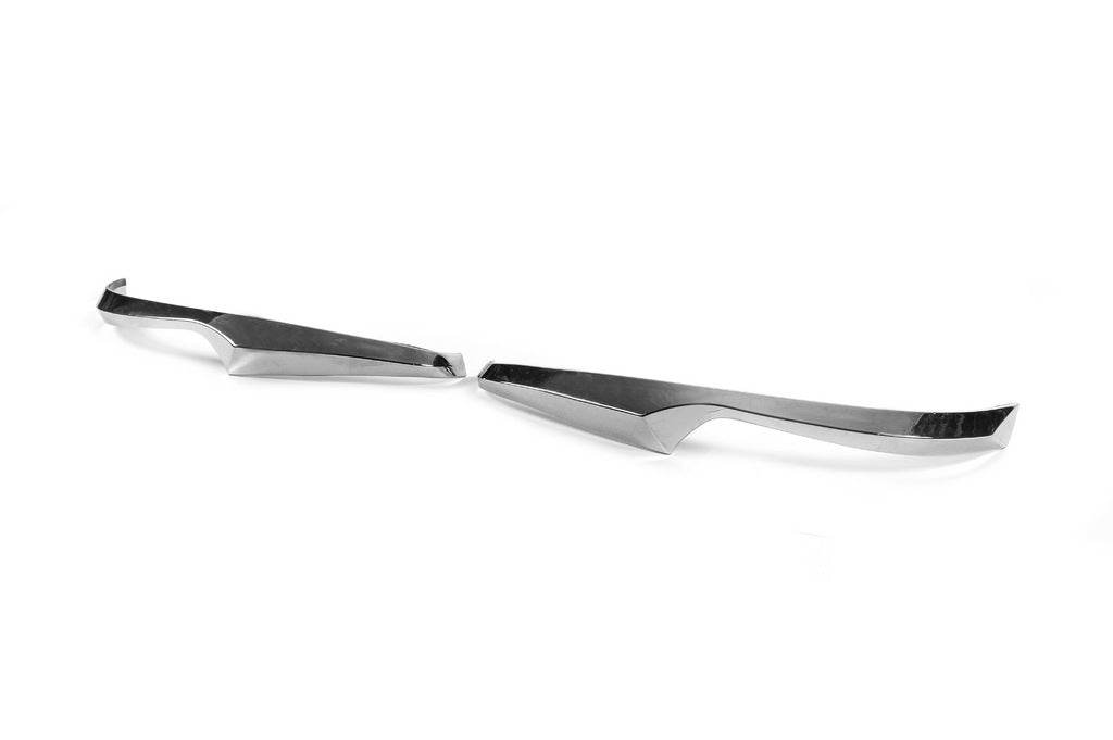Mirror strips 2012-2021 (2 pcs, chrome) for Toyota Land Cruiser 200 - Reelken Auto