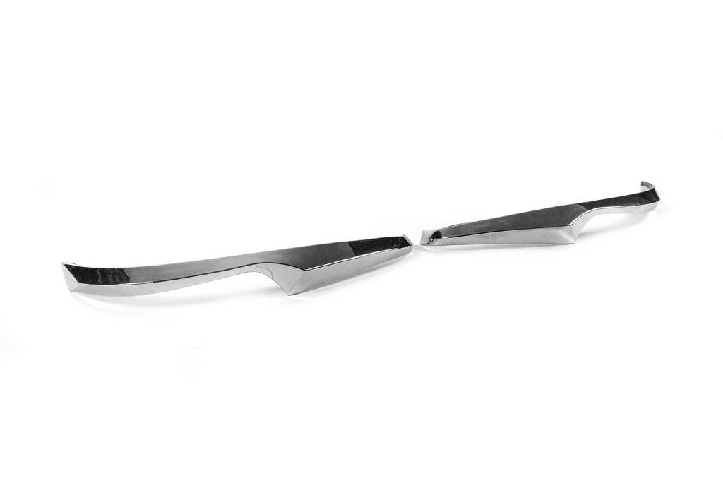 Mirror strips 2012-2021 (2 pcs, chrome) for Toyota Land Cruiser 200 - Reelken Auto
