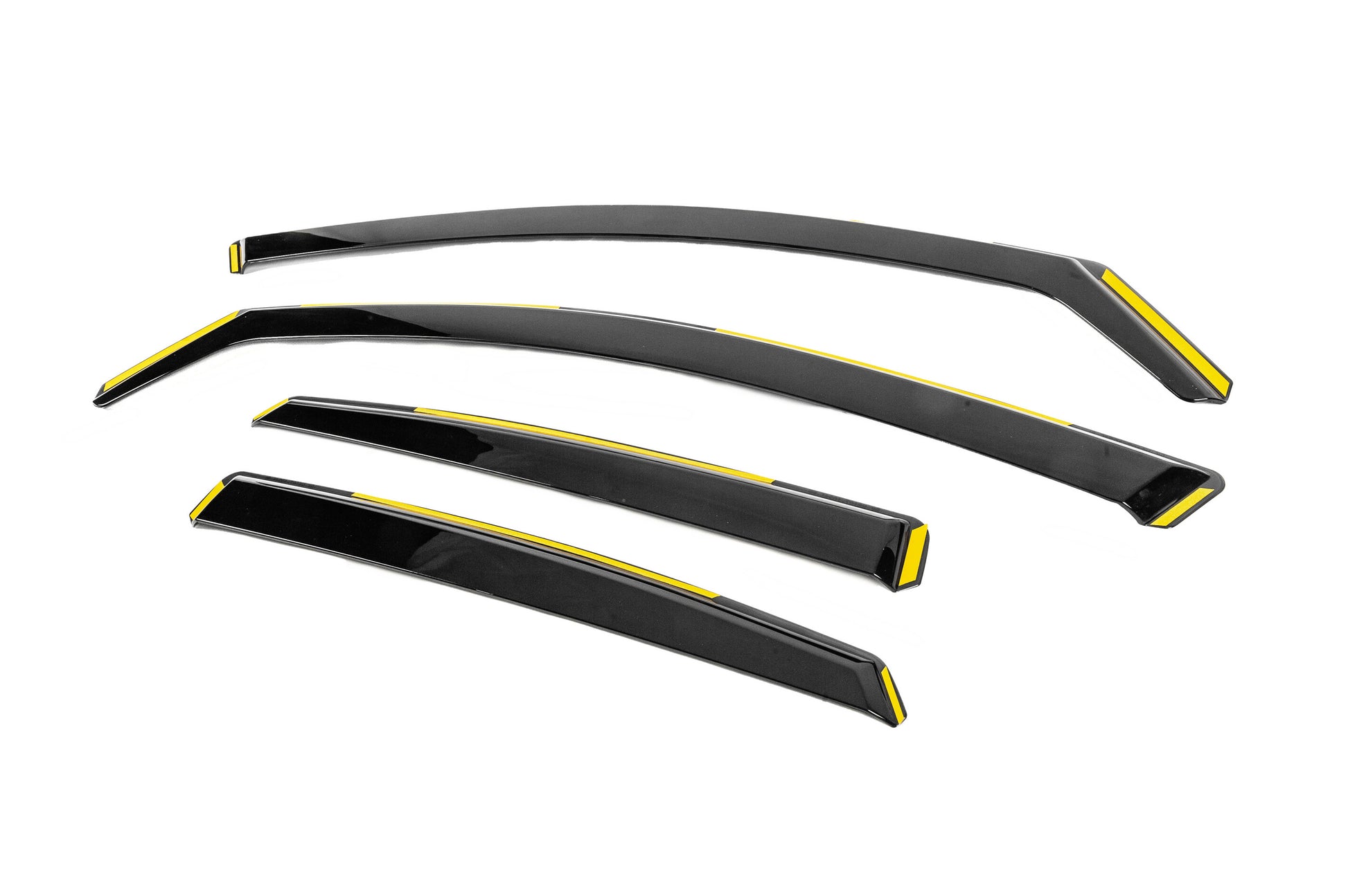 In-channel window wind deflectors Niken Luxury (Sedan, 4 pcs) for Audi A6 C7 2011-2017 - image 2