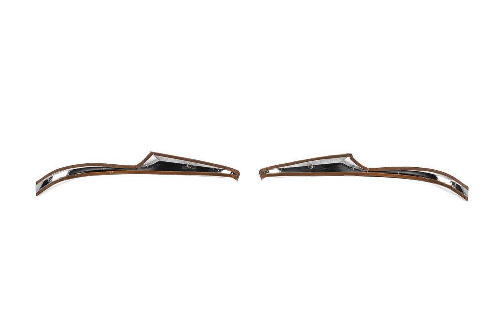 Strips on mirrors (2 piece, chrome) for Toyota Land Cruiser Prado 150 - Reelken Auto