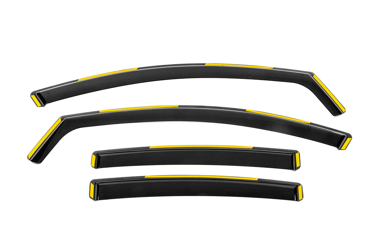 In-Channel Wind Deflectors Niken Luxury (SD/HB, 2008-2013, 4 pcs) for Opel Insignia 2008-2017 - image 1
