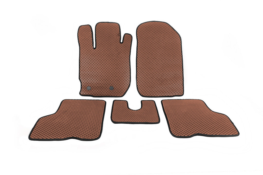 EVA Floor Mats for Russian Kaptur (Brown) for Renault Captur 2013-2019 - image 1