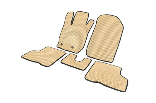 EVA mats for Russian Kaptur (Beige) for Renault Captur 2013-2019 - Reelken Auto
